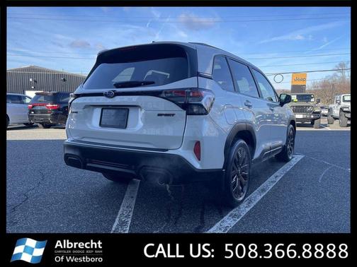 Crystal White Pearl 2025 Subaru Forester Sport