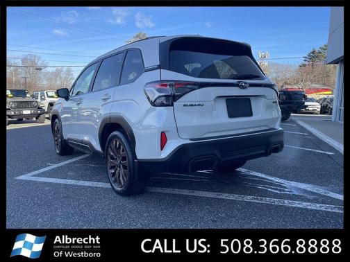 Crystal White Pearl 2025 Subaru Forester Sport