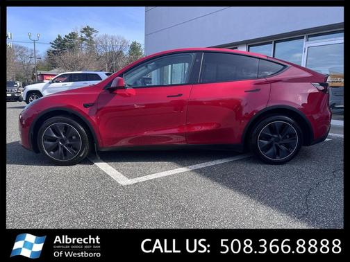 Red Multi-Coat 2023 Tesla Model Y Long Range Dual Motor All-Wheel Drive