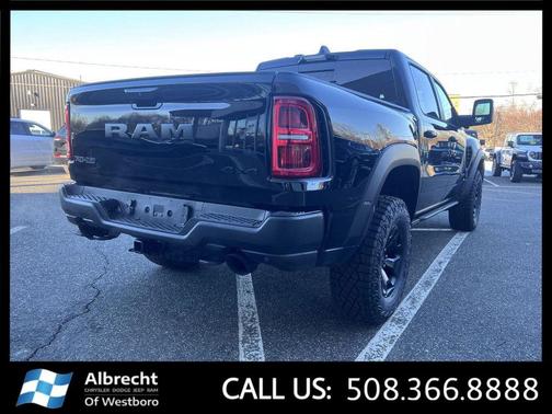 Diamond Black Crystal Pearlcoat 2026 RAM 1500 RHO Crew Cab 4x4 5'7' Box