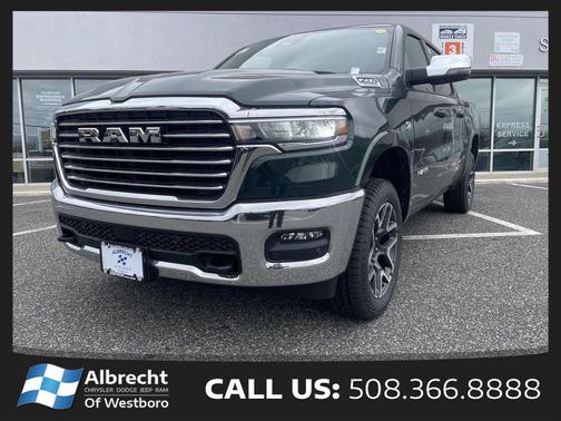 Serrano Green Metallic 2026 RAM 1500 Laramie