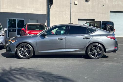 Liquid Carbon Metallic 2024 Acura Integra w/A-Spec Package