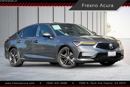 Liquid Carbon Metallic 2024 Acura Integra w/A-Spec Package