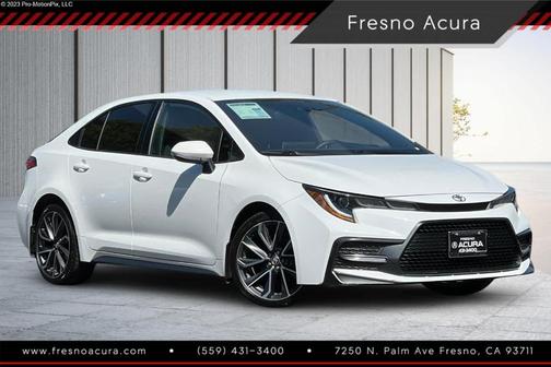 Super White 2020 Toyota Corolla SE