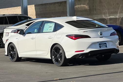 Platinum White Pearl 2026 Acura Integra w/A-Spec Package