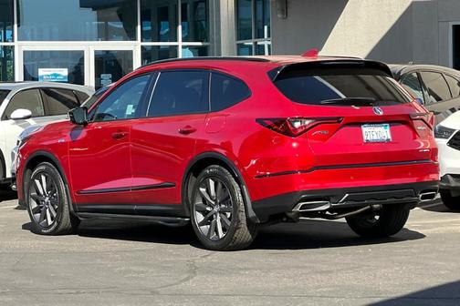 Performance Red Pearl 2025 Acura MDX A-Spec