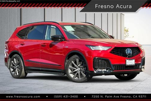Performance Red Pearl 2025 Acura MDX A-Spec