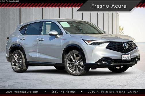 Solar Silver Metallic 2025 Acura ADX A-Spec