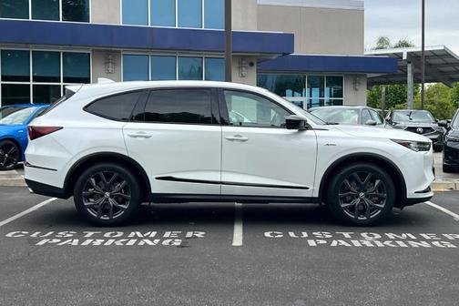 Platinum White Pearl 2023 Acura MDX A-Spec