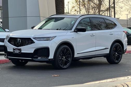 Platinum White Pearl 2026 Acura MDX A-Spec Advance Package
