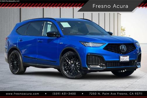 Apex Blue Pearl 2026 Acura MDX A-Spec Advance Package