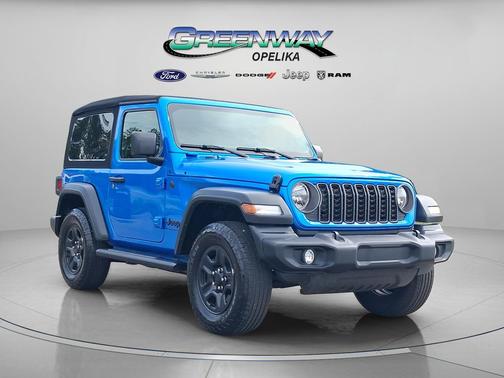 Hydro Blue Pearlcoat 2024 Jeep Wrangler Sport