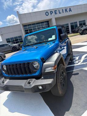 Hydro Blue Pearlcoat 2024 Jeep Wrangler Sport