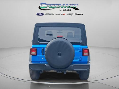 Hydro Blue Pearlcoat 2024 Jeep Wrangler Sport