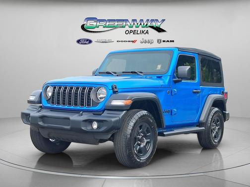 Hydro Blue Pearlcoat 2024 Jeep Wrangler Sport