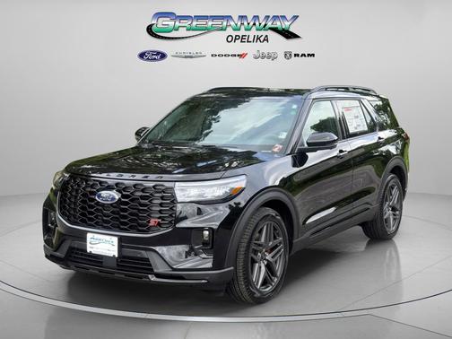 Agate Black Metallic 2026 Ford Explorer ST