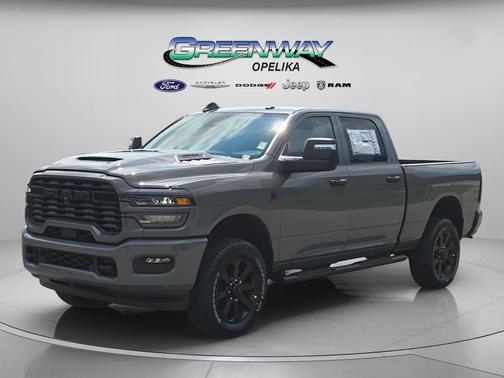 Ceramic Gray Clearcoat 2026 RAM 2500 Black Express Crew Cab 4x4 6'4' Box