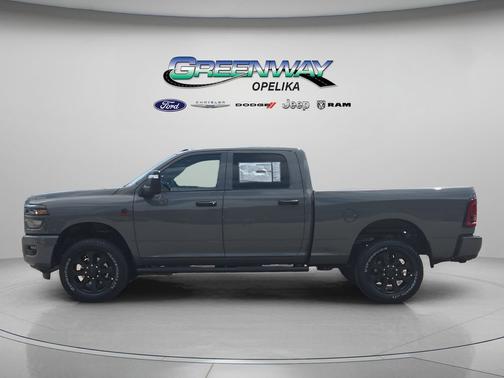 Ceramic Gray Clearcoat 2026 RAM 2500 Black Express Crew Cab 4x4 6'4' Box