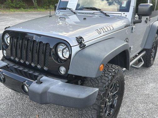 Billet Silver Metallic Clearcoat 2017 Jeep Wrangler Willy Wheeler 4x4