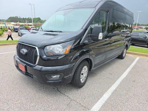 Agate Black Metallic 2024 Ford Transit-350 XLT