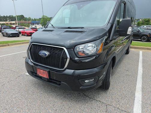 Agate Black Metallic 2024 Ford Transit-350 XLT