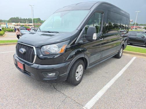 Agate Black Metallic 2024 Ford Transit-350 XLT