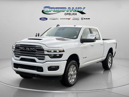 Bright White Clearcoat 2026 RAM 2500 Laramie Crew Cab 4x4 6'4' Box