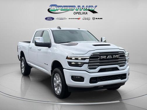 Bright White Clearcoat 2026 RAM 2500 Laramie Crew Cab 4x4 6'4' Box
