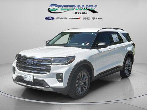 Star White Metallic Tri-Coat 2026 Ford Explorer Active