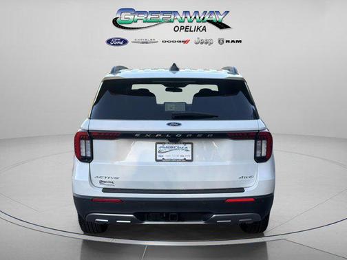 Star White Metallic Tri-Coat 2026 Ford Explorer Active w/200A Pkg