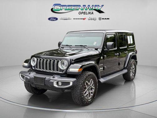 Black Clearcoat 2024 Jeep Wrangler 4-Door Sahara 4x4