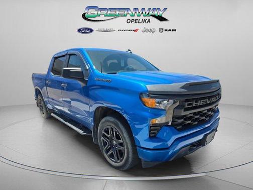 Glacier Blue Metallic 2023 Chevrolet Silverado 1500 Custom