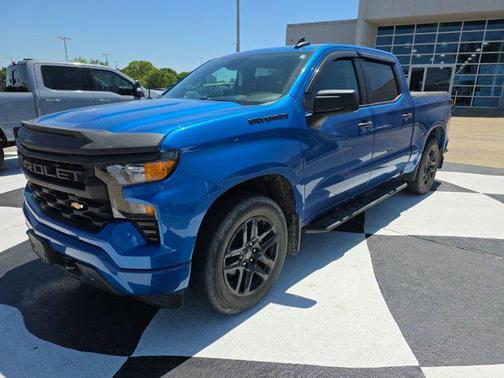 Glacier Blue Metallic 2023 Chevrolet Silverado 1500 Custom