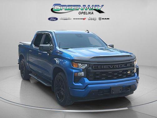 Glacier Blue Metallic 2023 Chevrolet Silverado 1500 Custom