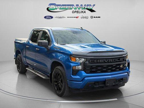 Glacier Blue Metallic 2023 Chevrolet Silverado 1500 Custom