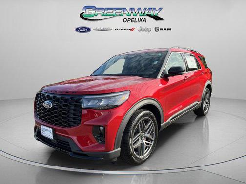 Agate Black Metallic 2026 Ford Explorer ST-Line