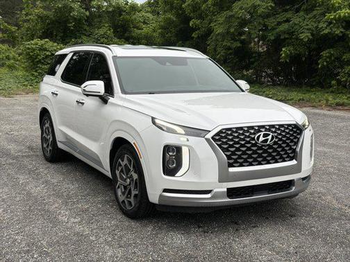Hyper White 2021 Hyundai PALISADE Calligraphy