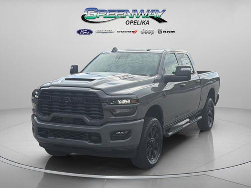 Ceramic Gray Clearcoat 2026 RAM 2500 Black Express Crew Cab 4x4 6'4' Box