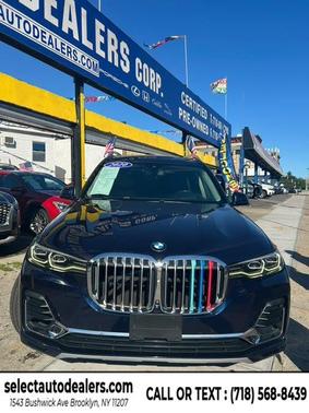 Blue 2020 BMW X7 xDrive40i