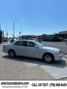 White 2002 Lexus LS 430 Base