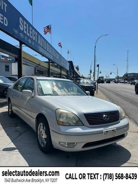 White 2002 Lexus LS 430 Base