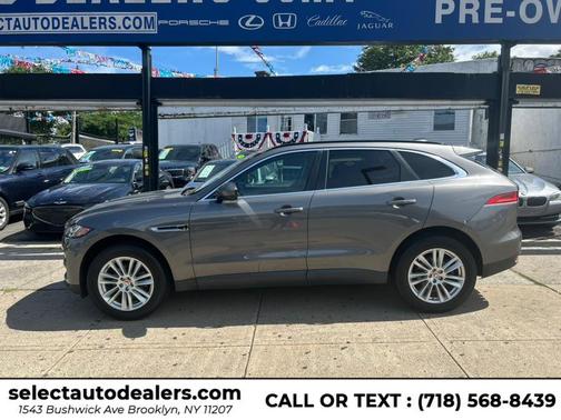 Gray 2017 Jaguar F-PACE 20d Prestige