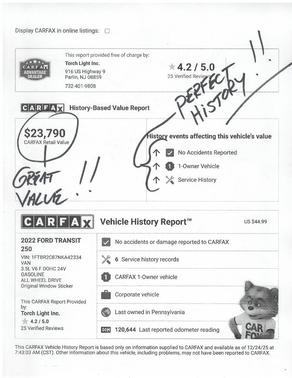 2022 Ford Transit-250 Base