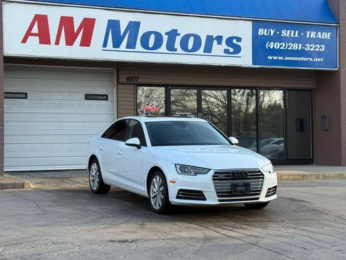 White 2017 Audi A4 2.0T Premium