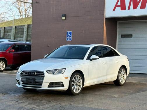 White 2017 Audi A4 2.0T Premium