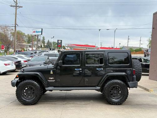 Black Clearcoat 2015 Jeep Wrangler Unlimited Sahara