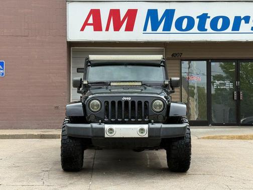 Black Clearcoat 2015 Jeep Wrangler Unlimited Sahara