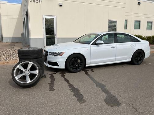 Glacier White Metallic 2015 Audi A6 3.0T Prestige Quattro