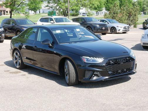 Mythos Black Metallic 2023 Audi A4 45 S line Premium Plus