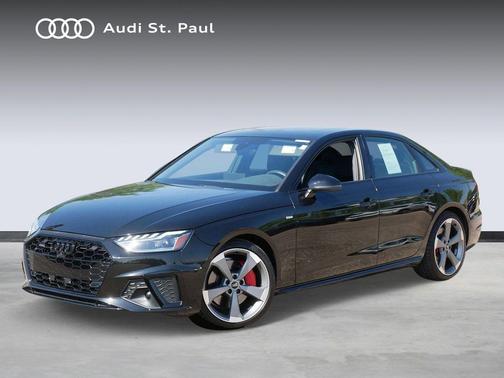 Mythos Black Metallic 2023 Audi A4 45 S line Premium Plus